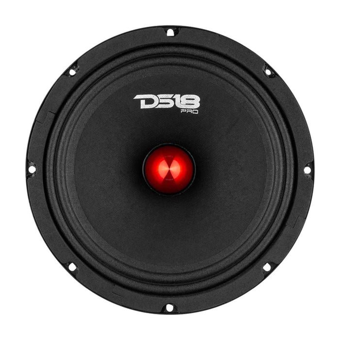 DS18 8" Mid Range 8 Ohm 580 Watts Loud Speaker With Aluminum Bullet PRO-GM8B