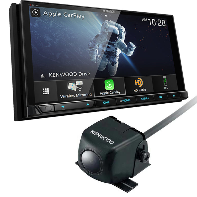 Kenwood DDX9707S DVD receiver & Kenwood CMOS-130 Universal backup camera