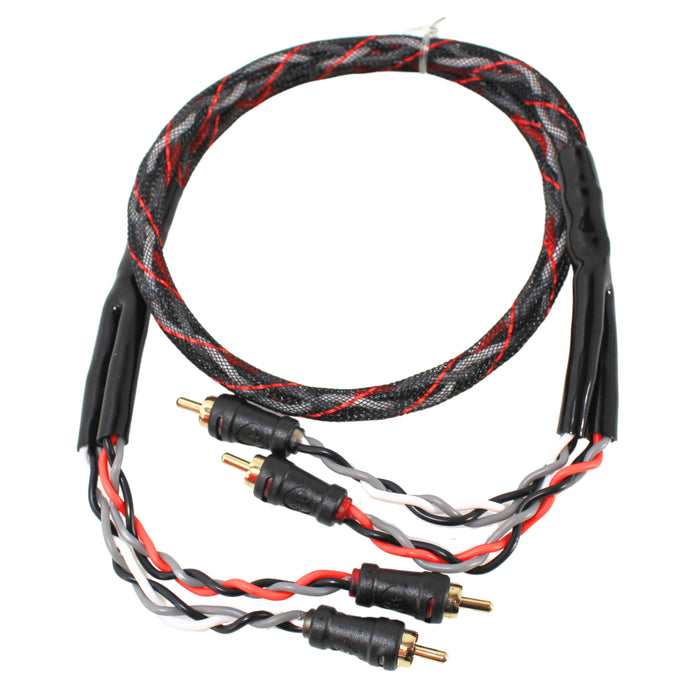Audiopipe 3ft 2 Channel OFC Interconnect Cable RCA CPP-TW3