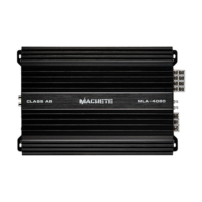Deaf Bonce Amplifier 480 Watt 4-Channel Class AB Machete Car Audio Black