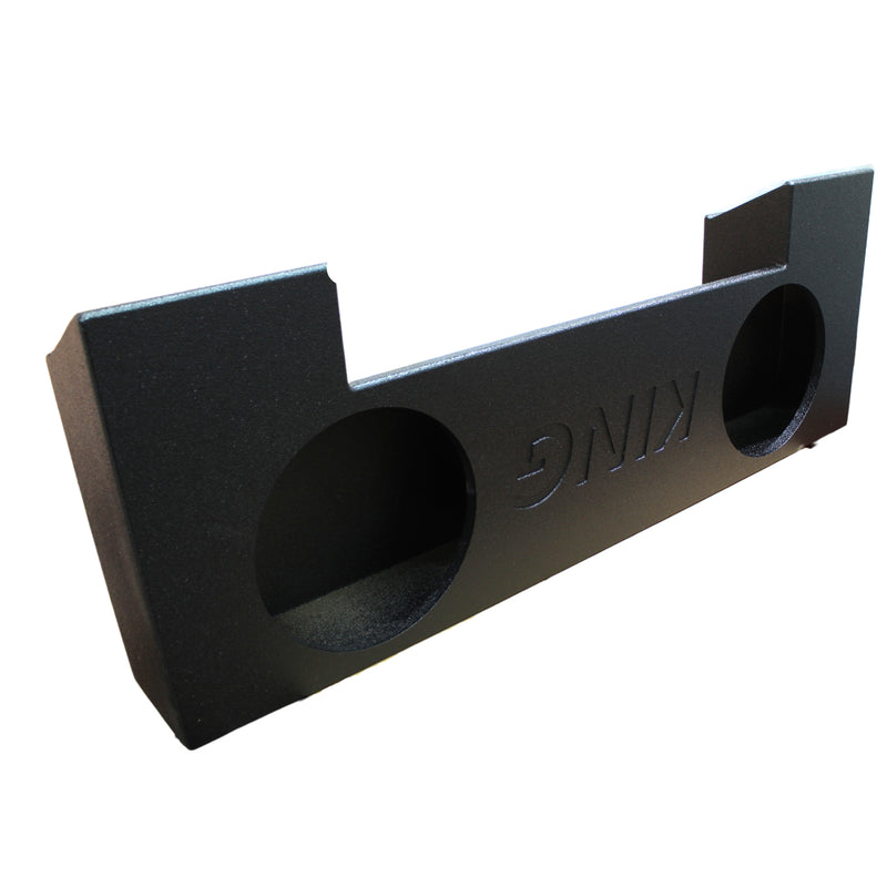 King boxes Dual 12" 2019-UP Dodge Ram Quad Cab Sprayed Sealed Enclosure