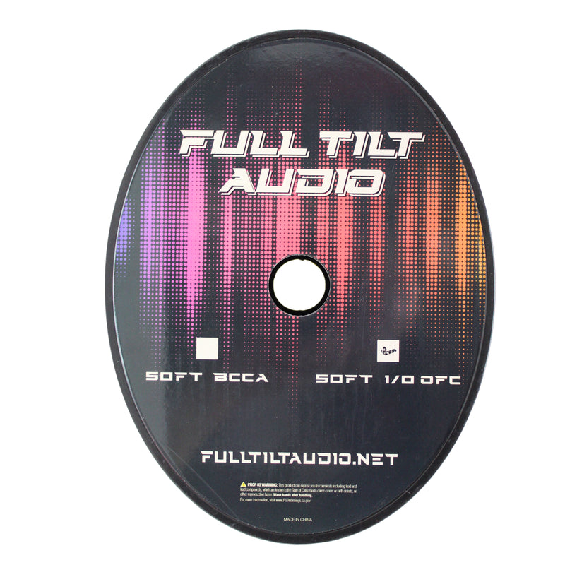 Full Tilt Audio 0 G Tinned OFC Power/Ground Wire Sea Foam Lot Cut By The Foot