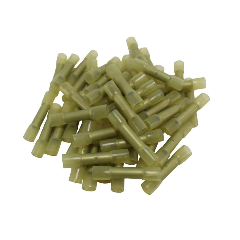 Install Bay Waterproof Heat Shrink Yellow Butt Connectors 12-10Ga 100 Pc