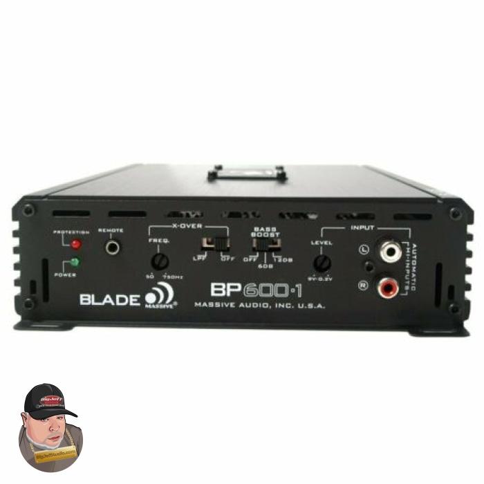 600 Watt  Class D Mono Block Amplifier Massive Pro Audio BP600.1 2 Ohm - Big Jeff Online Inc