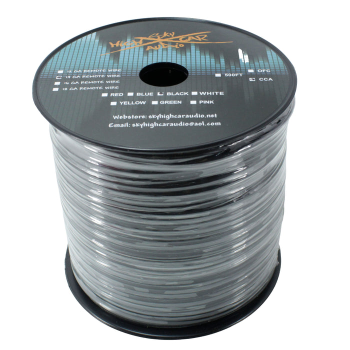 14 GA CCA 500ft Stranded Primary Power Ground Multicolor Wire Spool 7 Pack