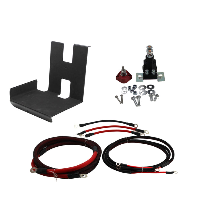 DS18 CAN-AM X3 Dual Battery Upgrade Kit (Wire Kit & Battery Bracket Only)