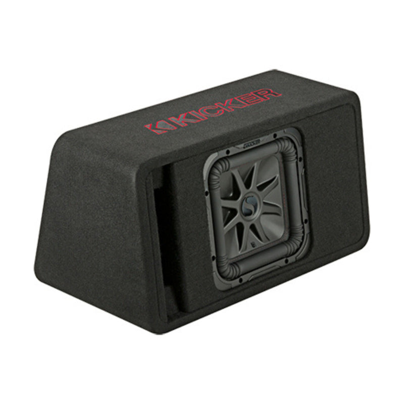 Kicker Loaded Vented Angled-Back 10" Subwoofer Enclosure 1000W Peak 45VL7R102