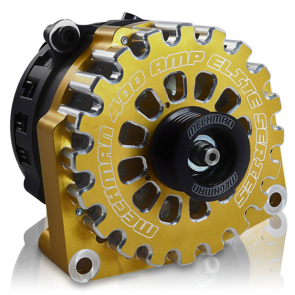 Mechman ESeries 400 Amp Gold Alternator For 1996 2004 GM 5.7L Truck