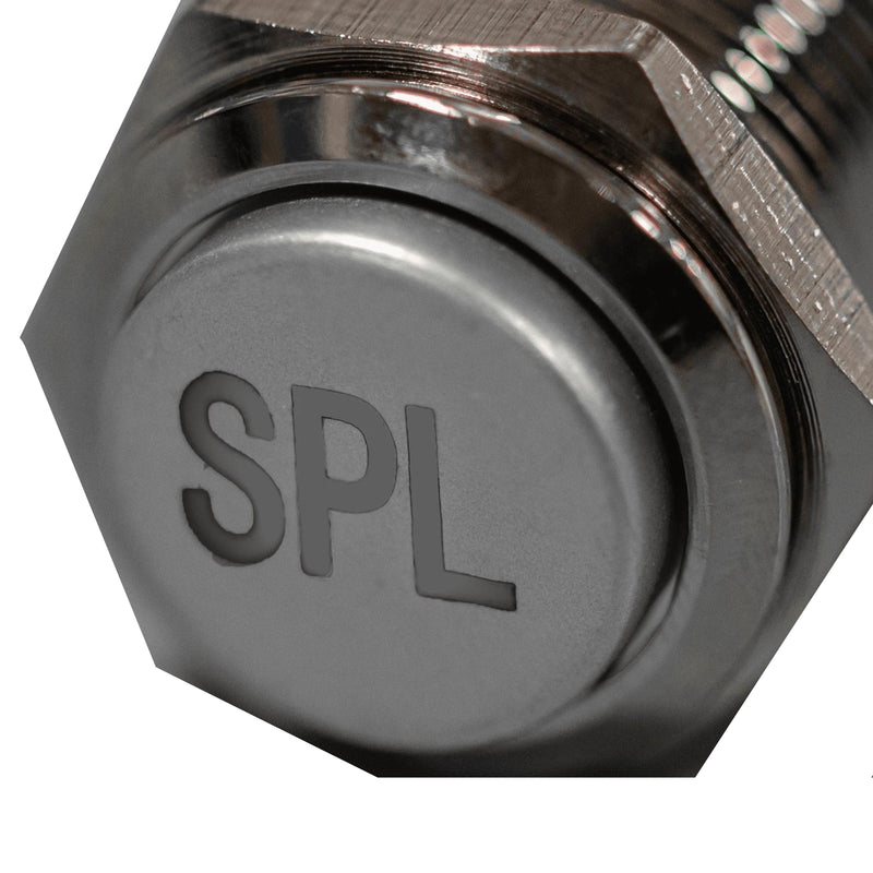 Sparked Innovations Aluminum Latching Plain SPL Pushbutton Switch w LED SPDT