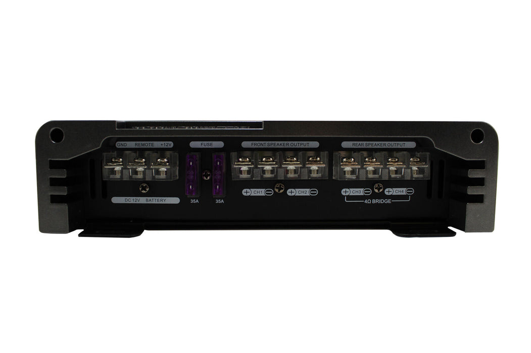 AR4-1800 4 Ch Amplifier 1800W Class A/B Full Range Bass 2 Ohm Stable OPEN BOX