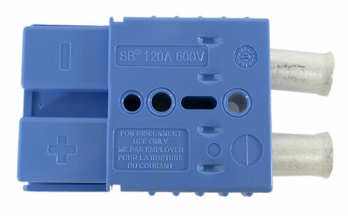 Anderson Connector 4 AWG Gauge Blue Bullet Quick Disconnect SB120