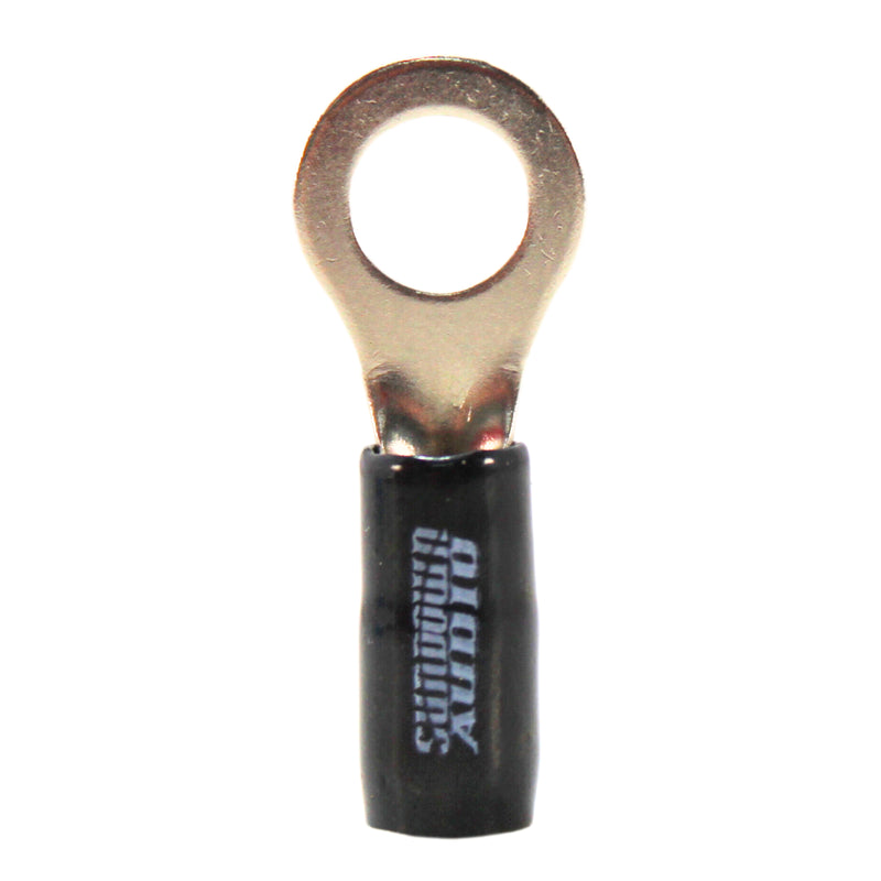 Sundown Audio 8 Gauge Ring Terminals Black/Red (20 Pack)