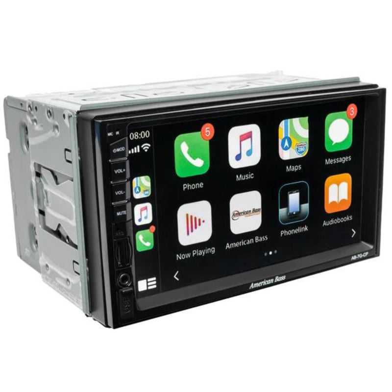 American Bass 7" Touchscreen MP5 Apple CarPlay & Android Auto Compatibility