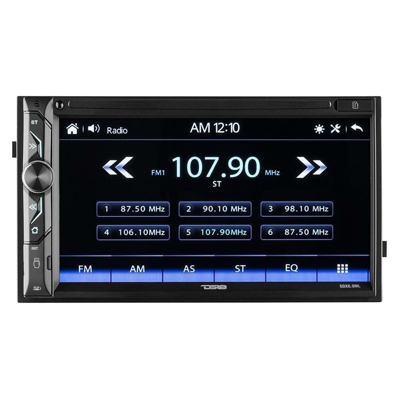 DS18 6.9" Double Din Bluetooth Touchscreen AUX/USB/SD/AM/FM Head Unit DDX6.9ML