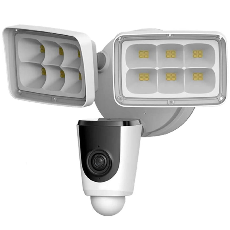 ENS Security 2MP 30FPS WiFi Active Alarm Floodlight Camera Built-In Mic/Speaker