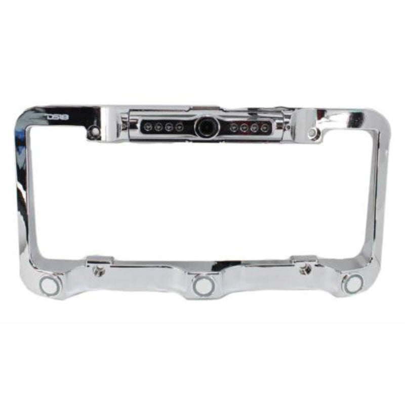 DS18 Reverse Camera and Backup Buzzer for License Plates RCS2IN1LP-S