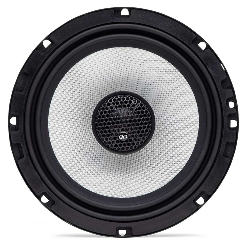 DD Audio 6.5" 3 Ohm 245W Peak/70W RMS Coaxial Speaker +Silk Dome Tweeter D-X6.5b