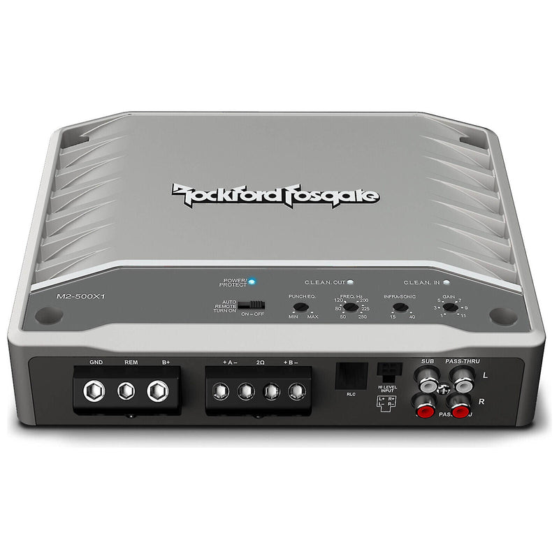 500W Monoblock Full Range Class D Marine Amplifier Rockford Fosgate M2-500X1