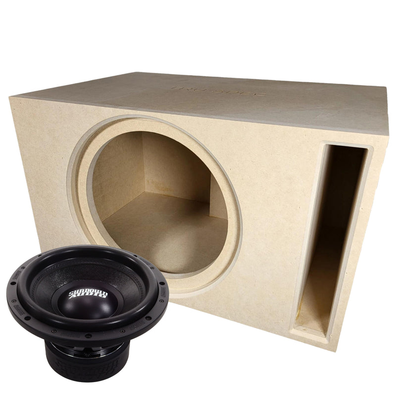 Sundown Audio 12" 2000W Peak Subwoofer and Tru Spec Vented Single Enclosure Lot