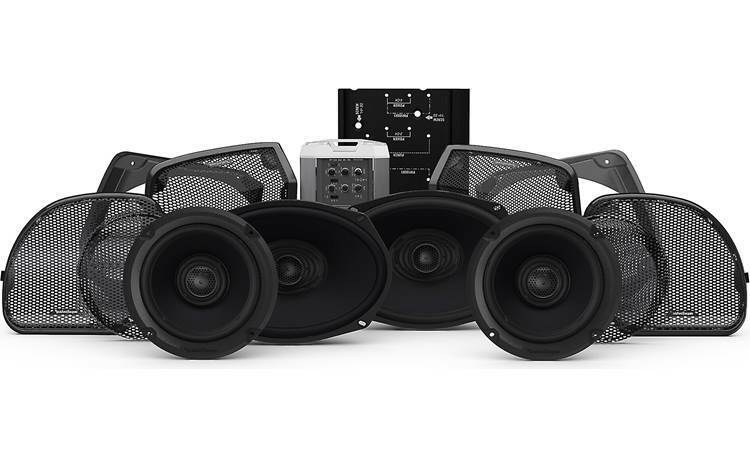 Rockford Harley Davidson Road/Street Glide Fairing/Tour-Pak Speakers, Amp & Kit