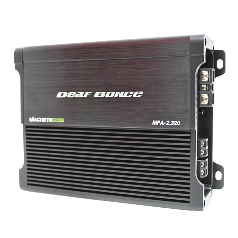 Deaf Bonce 2 Channel 320 Watts RMS Class D Machete Fight Amplifier MFA-2.320