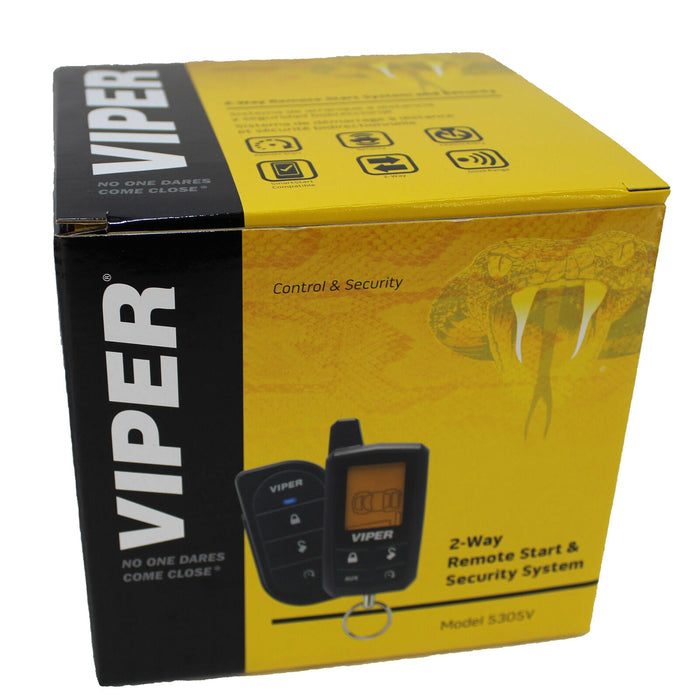 Viper Entry Level LCD 2-Way Security and Remote Start System 1/4 Mile 5305V
