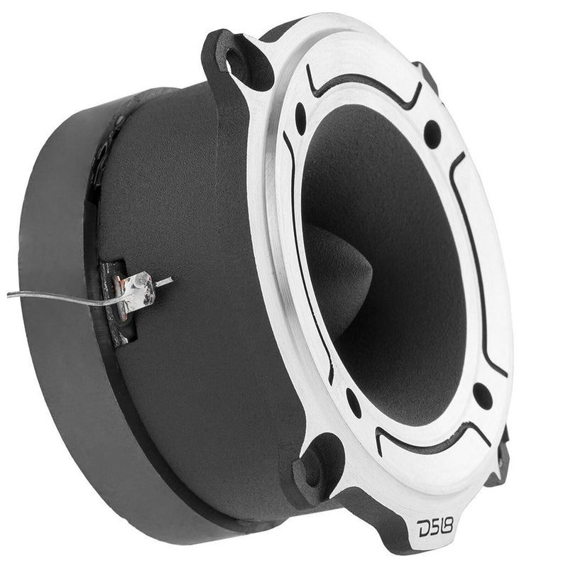 DS18 Pair of 1 Super Tweeter High Compression Silver Bullet 480W 4Ohm PRO-TW120 - Big Jeff Online Inc