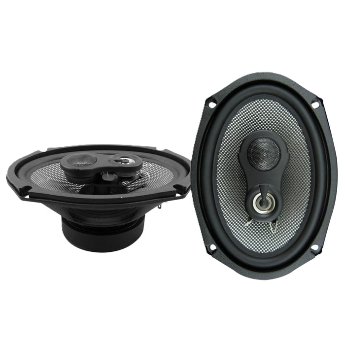 American Bass Pair 6x9" Coaxial Speakers w/ Neo Swivel Tweeter 400W 4 Ohm SQ6.9