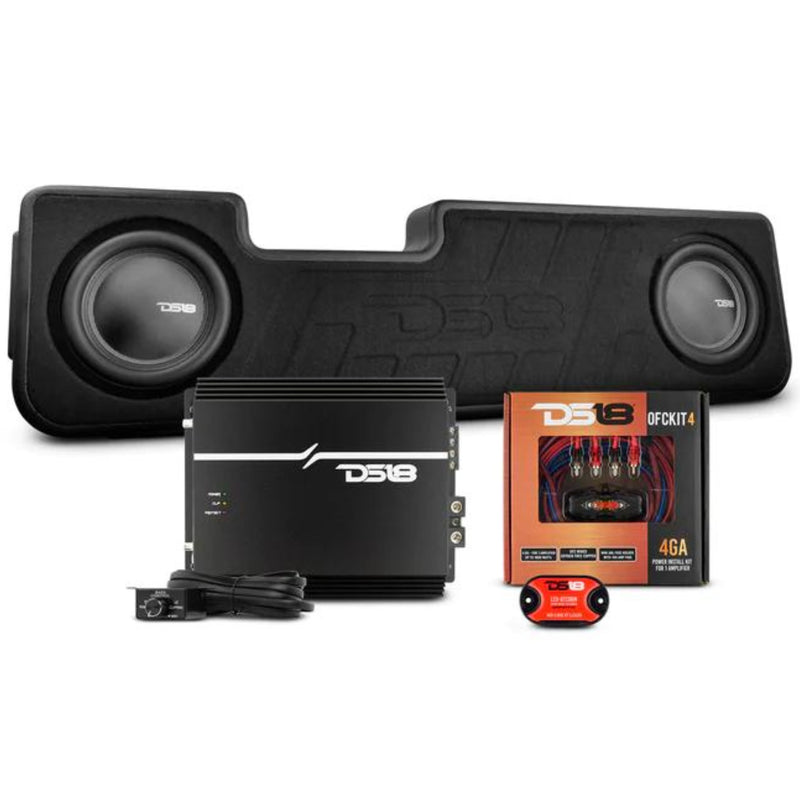 DS18 10" Sealed Subwoofer Loaded Enclosure Package For 2019-23 Chevy Silverado