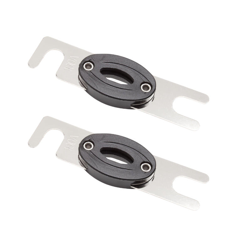 Rockford Fosgate 100 Amp ANL Fuse Platinum Finish (2-Pack) RFFA100