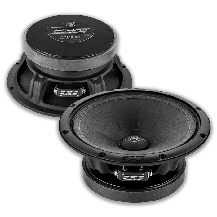 Deaf Bonce Car Audio 8x 6.5 Midrange Speakers 4 Ohm AP-M61SE & 4 Ch Amp Package