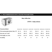 Technical diagram showing the mounting parameters of the Deaf Bonce Apocalypse DB-SA252 D1 12" subwoofer, including cutout diameter, mounting depth, and overall dimensions for accurate installation planning.