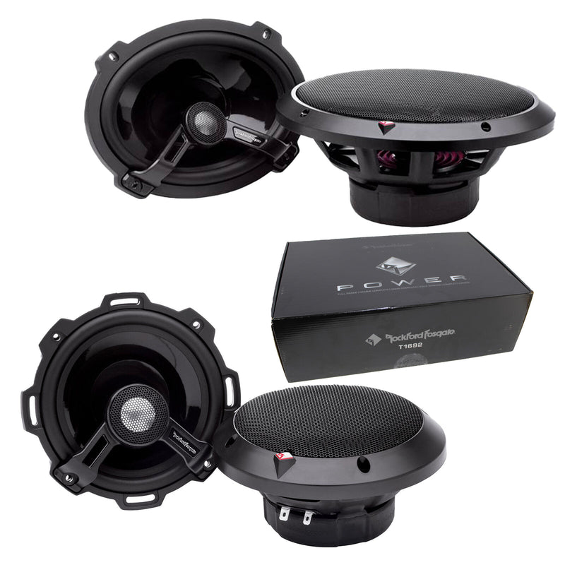 Rockford Pair 5.25" 240W 4 Ohm 2-Way & Pair 6"x9" 400W 4 Ohm 2-Way Speakers