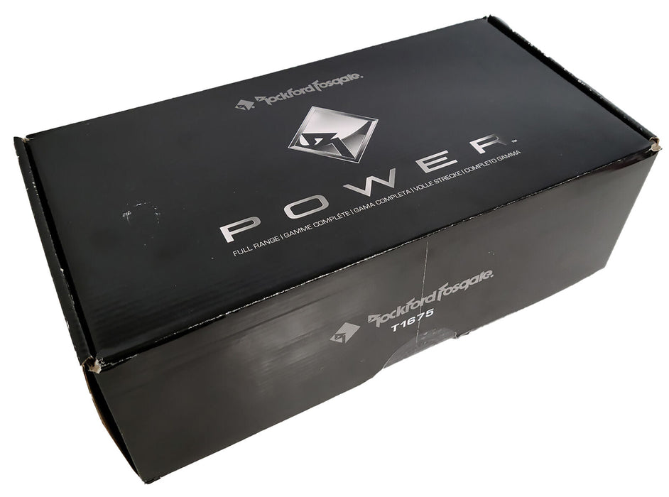 Pair of Rockford Fosgate 6.75" Power 300W 4 Ohm 2-Way Full-Range Speakers T1675